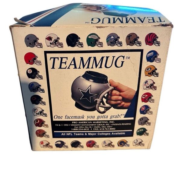 Cleveland Browns TeamMug 1992 Helmet Drinking Mug In Original Box - Picture 12 of 15